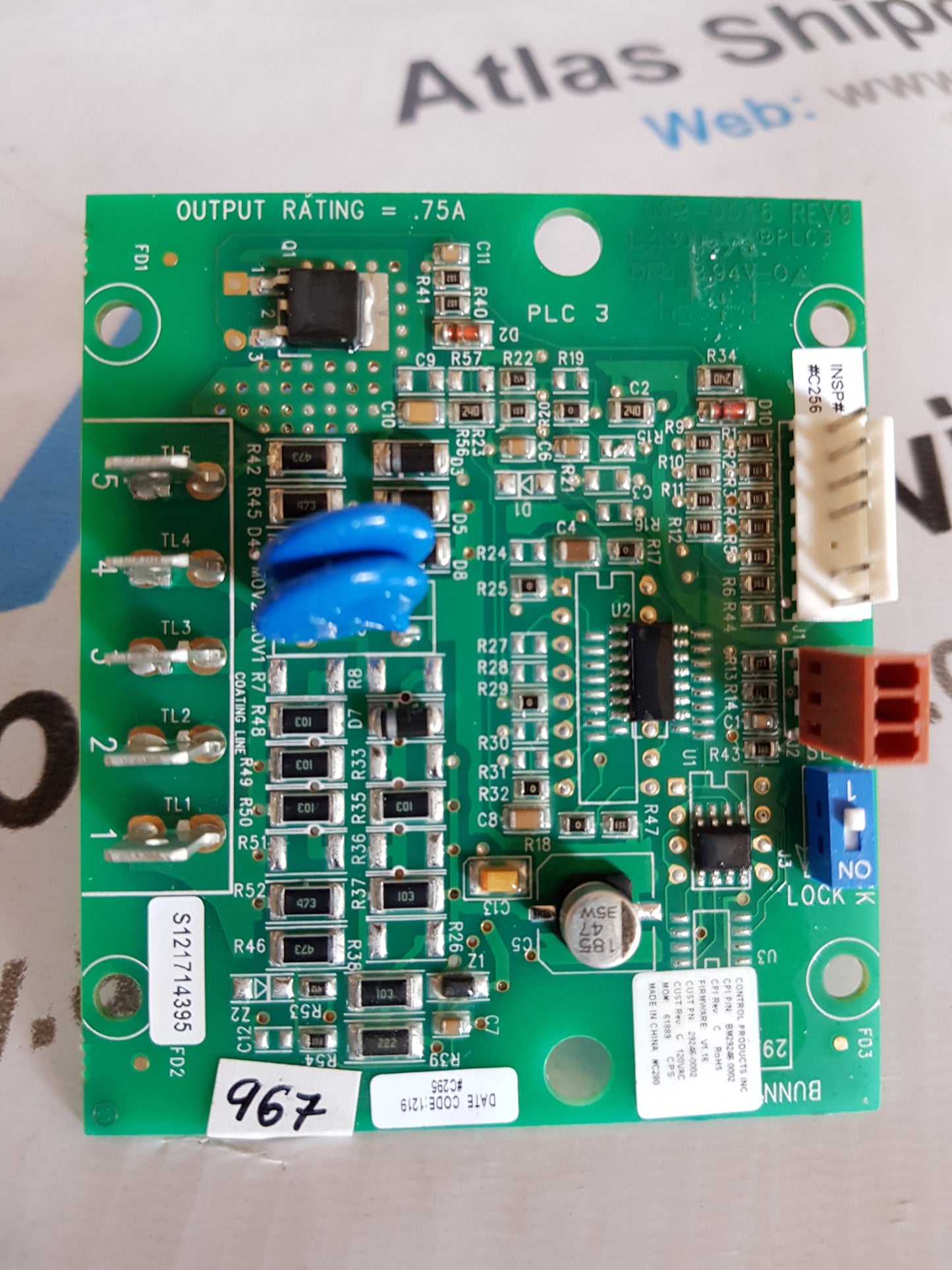 CONTROL PRODUCT BM23246 0002 PCB CARD