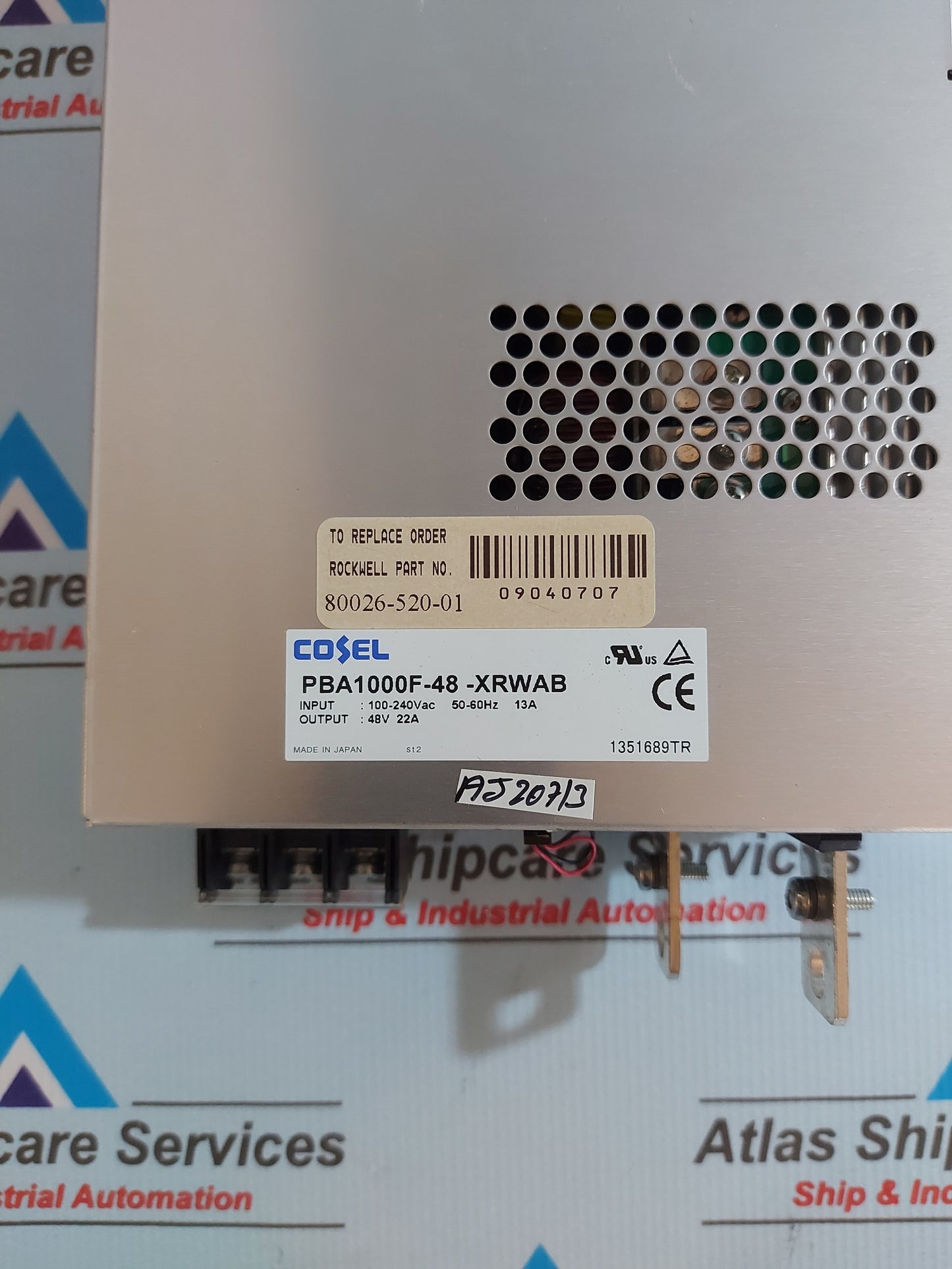 COSEL PBA1000F-48-XRWAB POWER SUPPLY 48V 22A