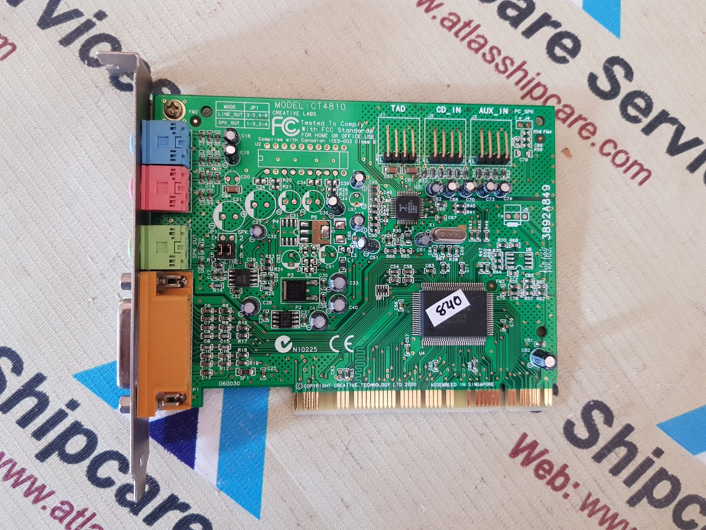 CREATIVE LABS CT4810 SOUND BLASTER SOUND CARD