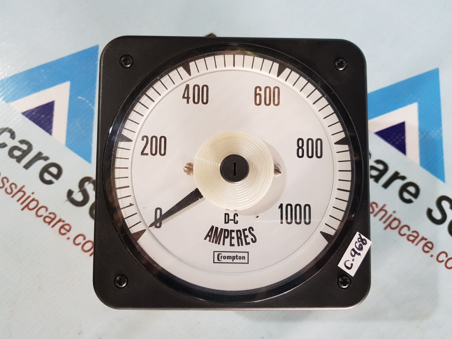 CROMPTON 00705VAMT/4 D-C AMPERES PANEL METER