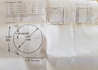 CROMPTON 077-05VA-MTSS 0 TO 1000 VOLTS METER