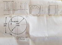 CROMPTON 077-05VA-MTSS 0 TO 1000 VOLTS METER