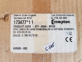 CROMPTON 077-05VA-MTSS 0 TO 1000 VOLTS METER