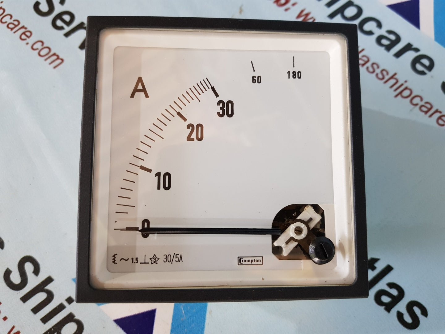 CROMPTON E244-026A-G-LS-NL-C7-CR AMMETER RANGE METER