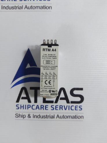 CROUZET RTM A4 ELECTRONIC TIMER RELAY 88896107
