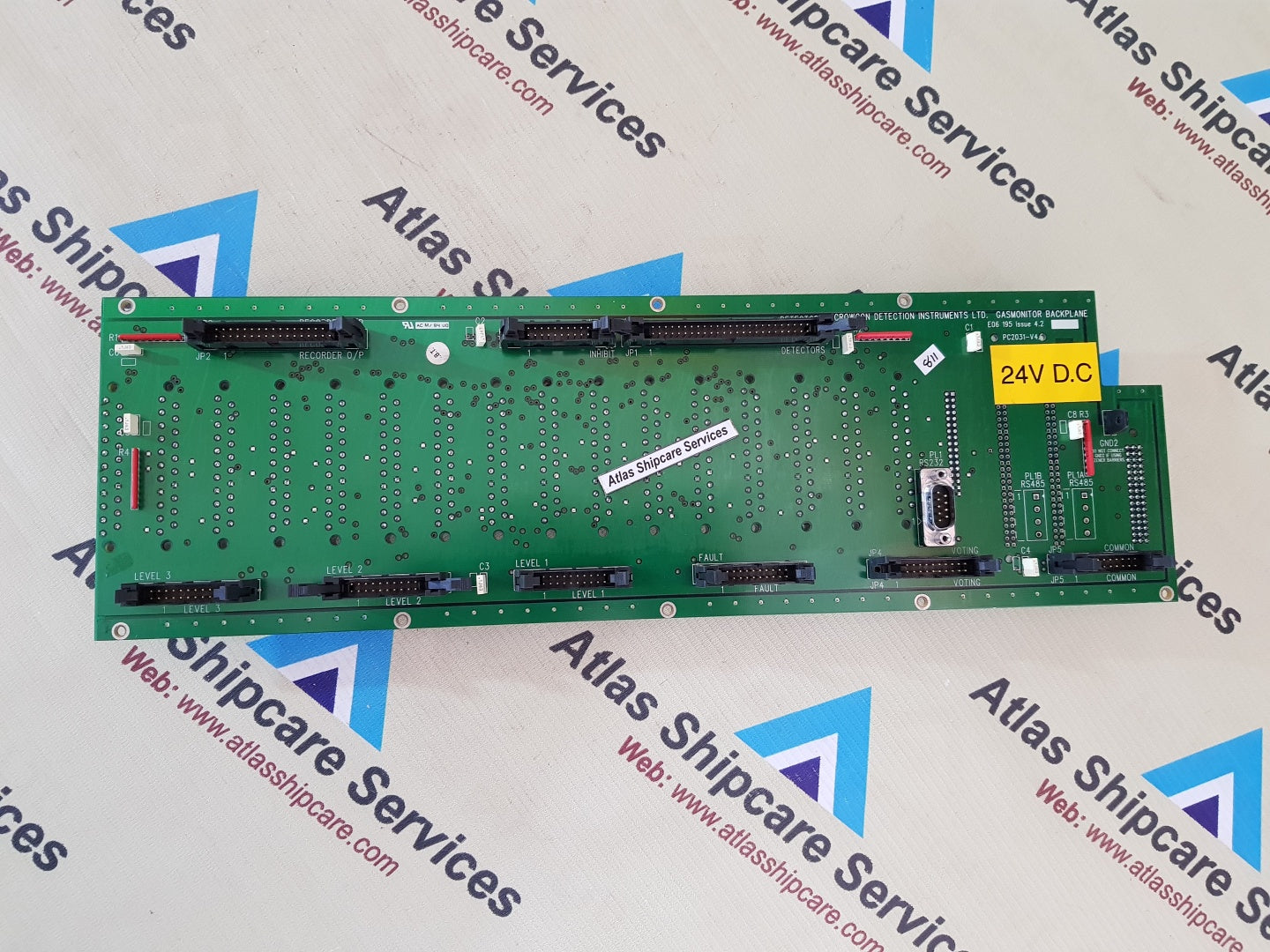 CROWCON GASMONITOR BACKPLANE CONTROL PANEL PC2031-V4