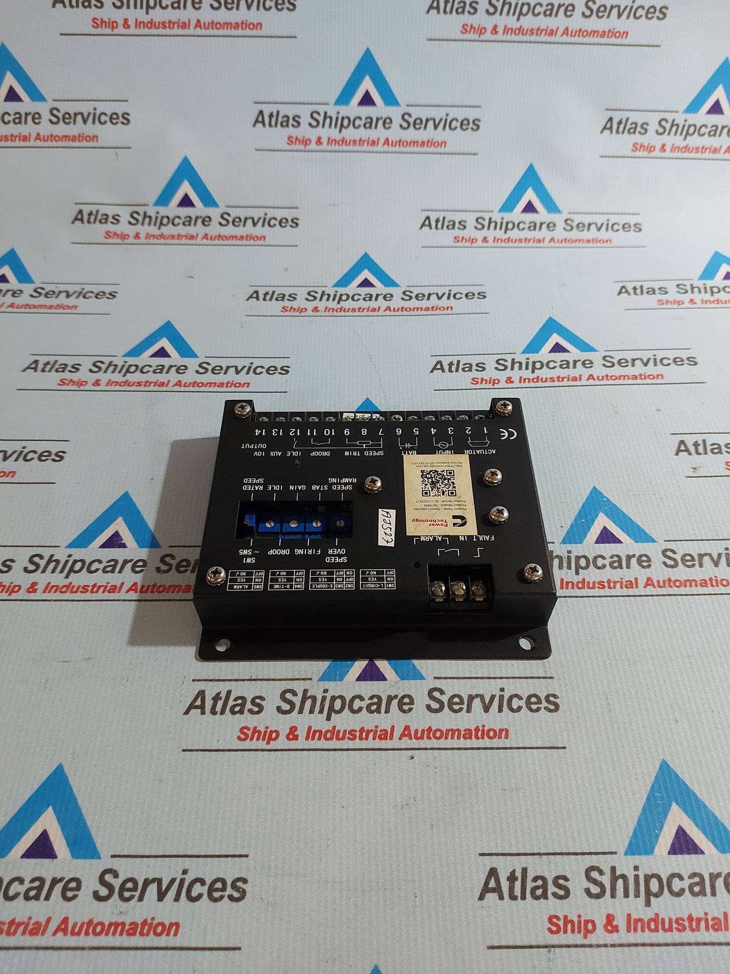 CUMMINS S6700H ELECTRONIC GENERATOR SPEED CONTROLLER PANEL