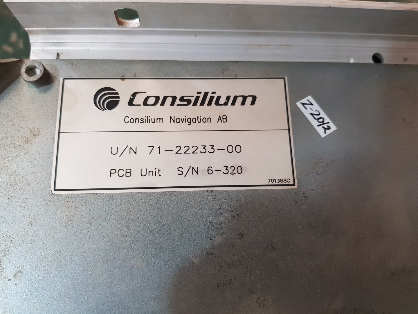 Consillum Marine SAL 860 71-22233-00 Pcb Unit System