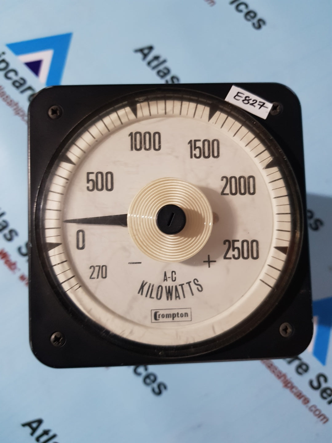 Crompton 077-218A-QOU-C6 Ammeter Panel Meter