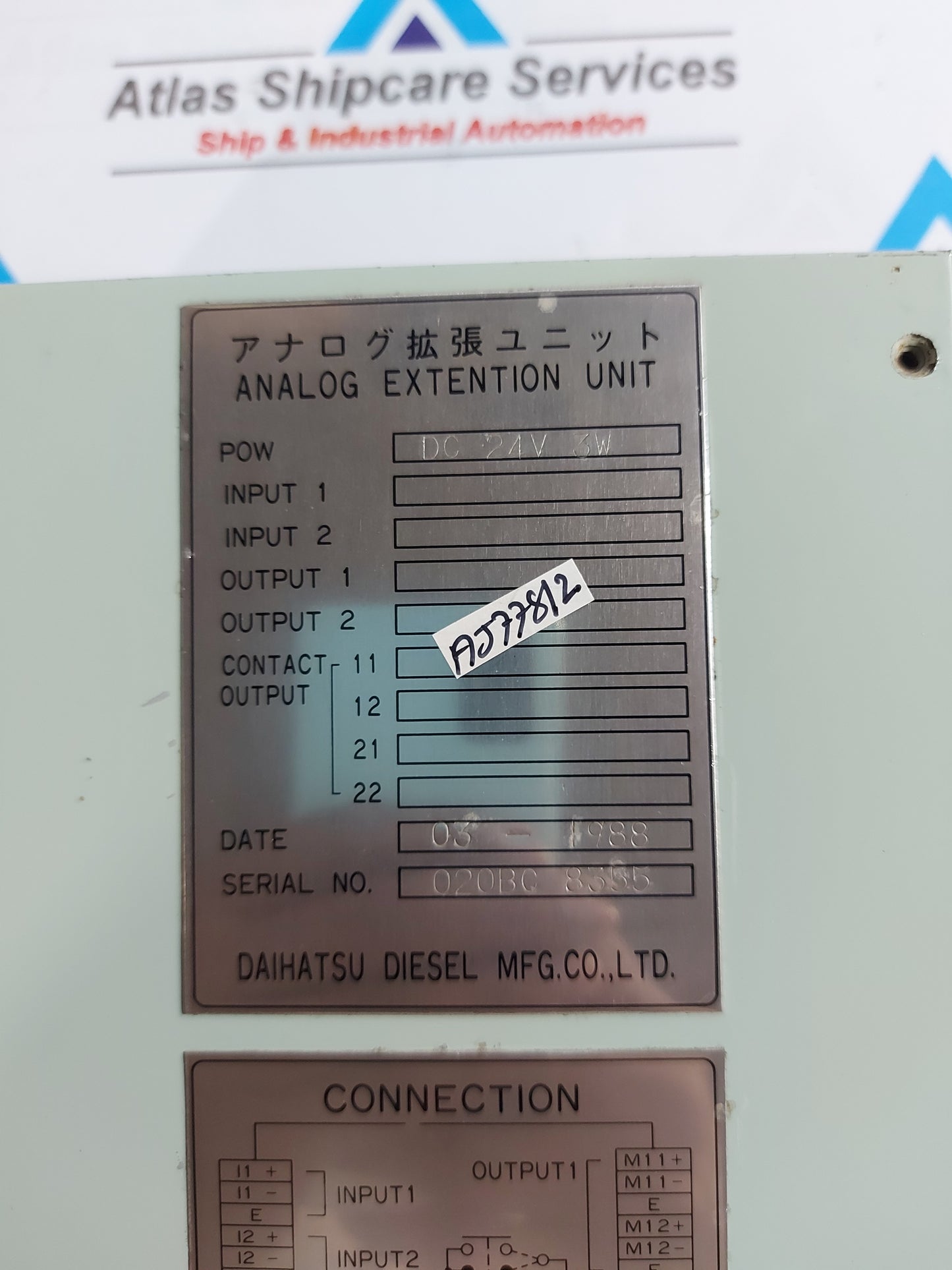 DAIHATSU ANALOG EXTENTION UNIT