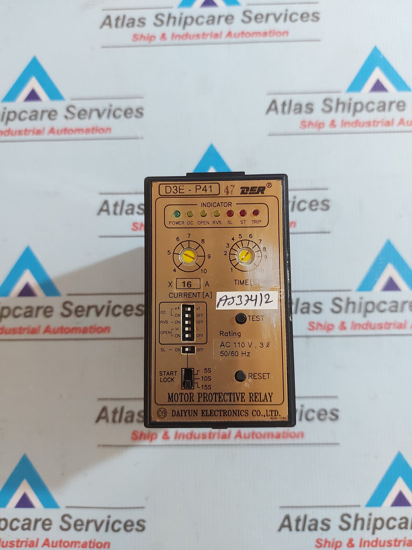 DAIYUN ELECTRONICS D3E-P41 MOTOR PROTECTIVE RELAY