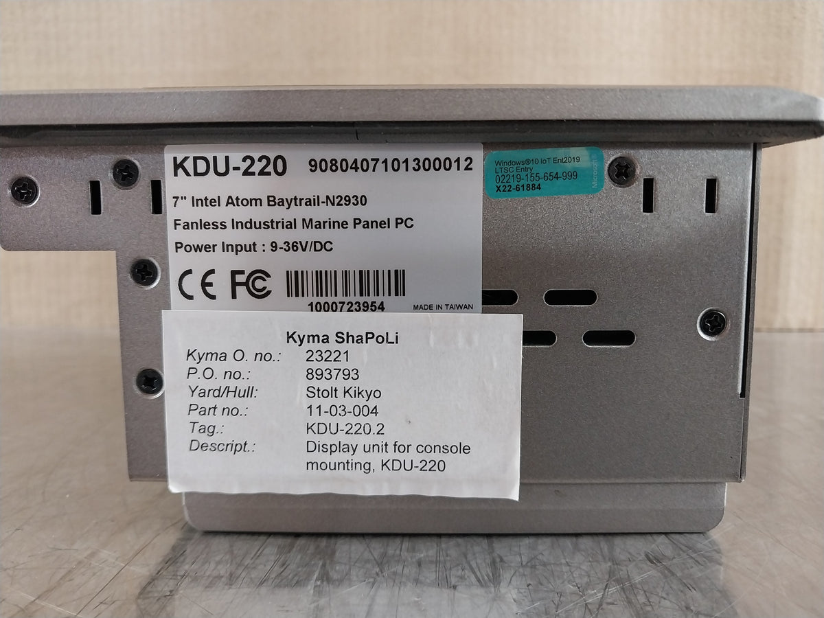 DANELEC KDU-220 KYMA SHIP PERFORMANCE MONITORING DISPLAY UNIT