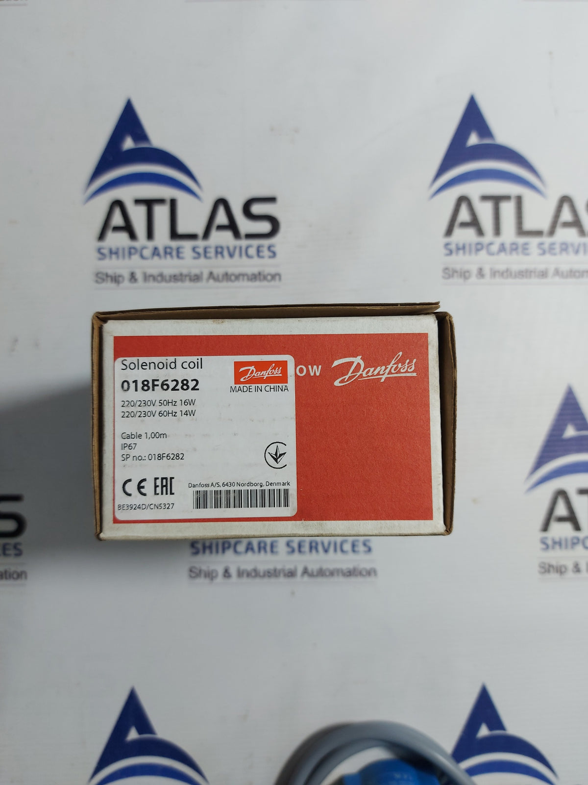DANFOSS 018F6282 SOLENOID COIL BF230CS 220-230V 50/60Hz