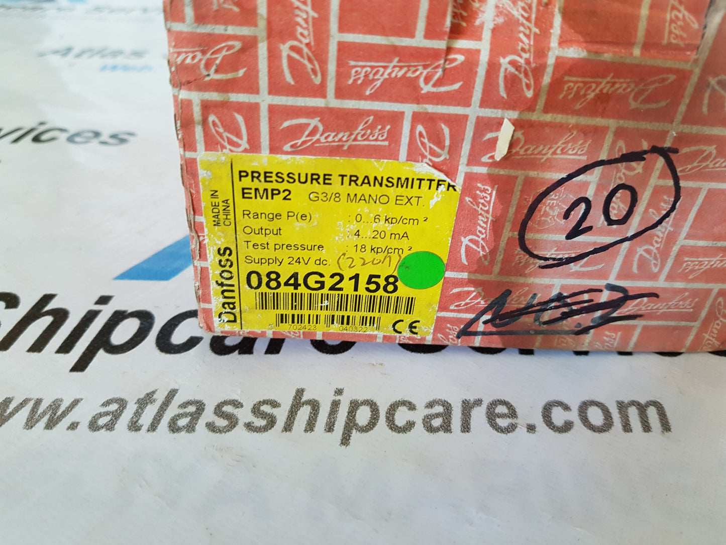 DANFOSS EMP2 084G2158 PRESSURE TRANSMITTER