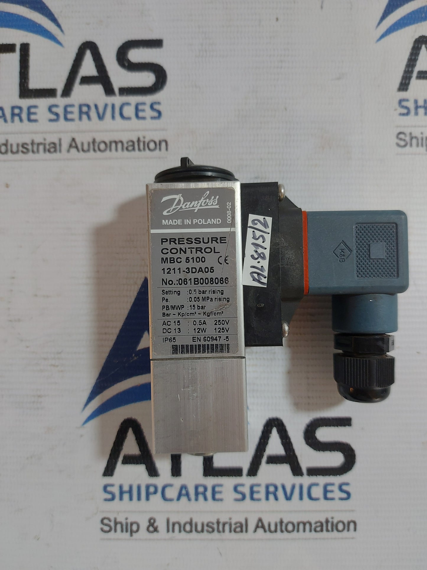DANFOSS MBC 5100 PRESSURE CONTROL 1211-3DA05