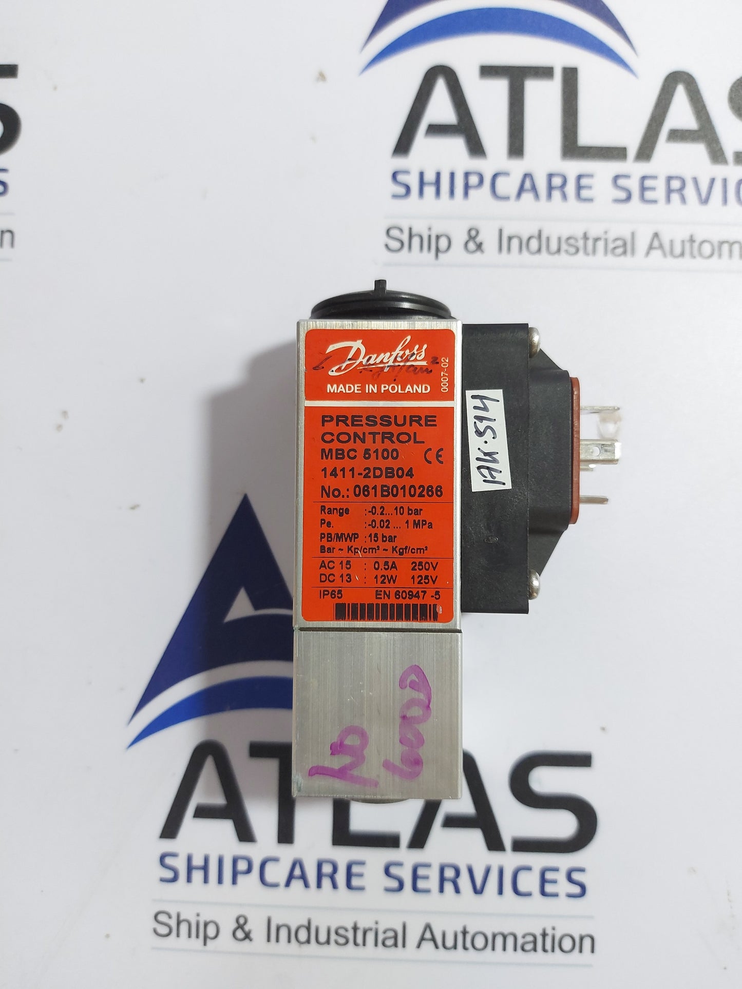 DANFOSS MBC 5100 PRESSURE SWITCH 061B010266