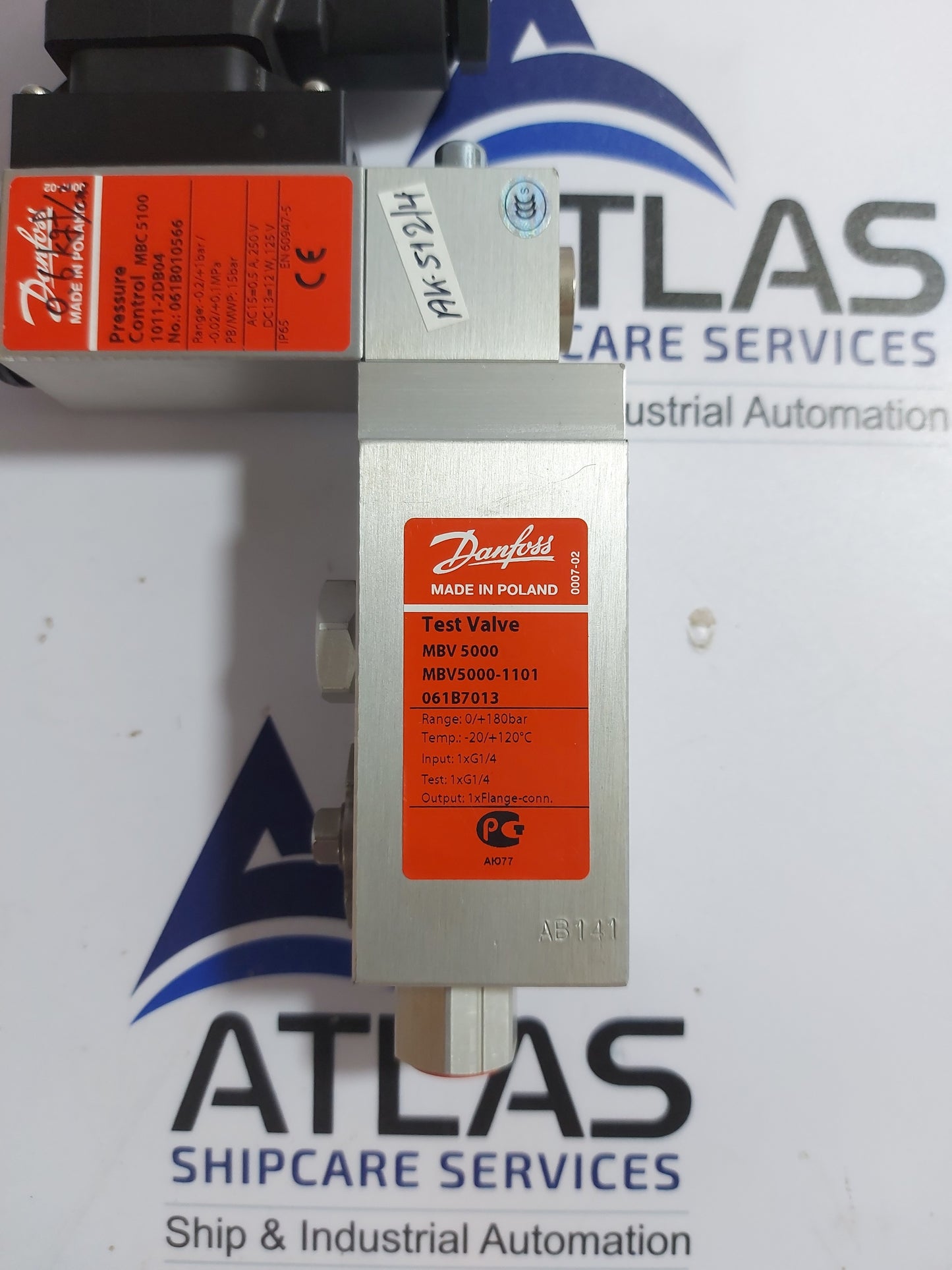 DANFOSS MBV5000-1101 TEST VALVE 061B7013