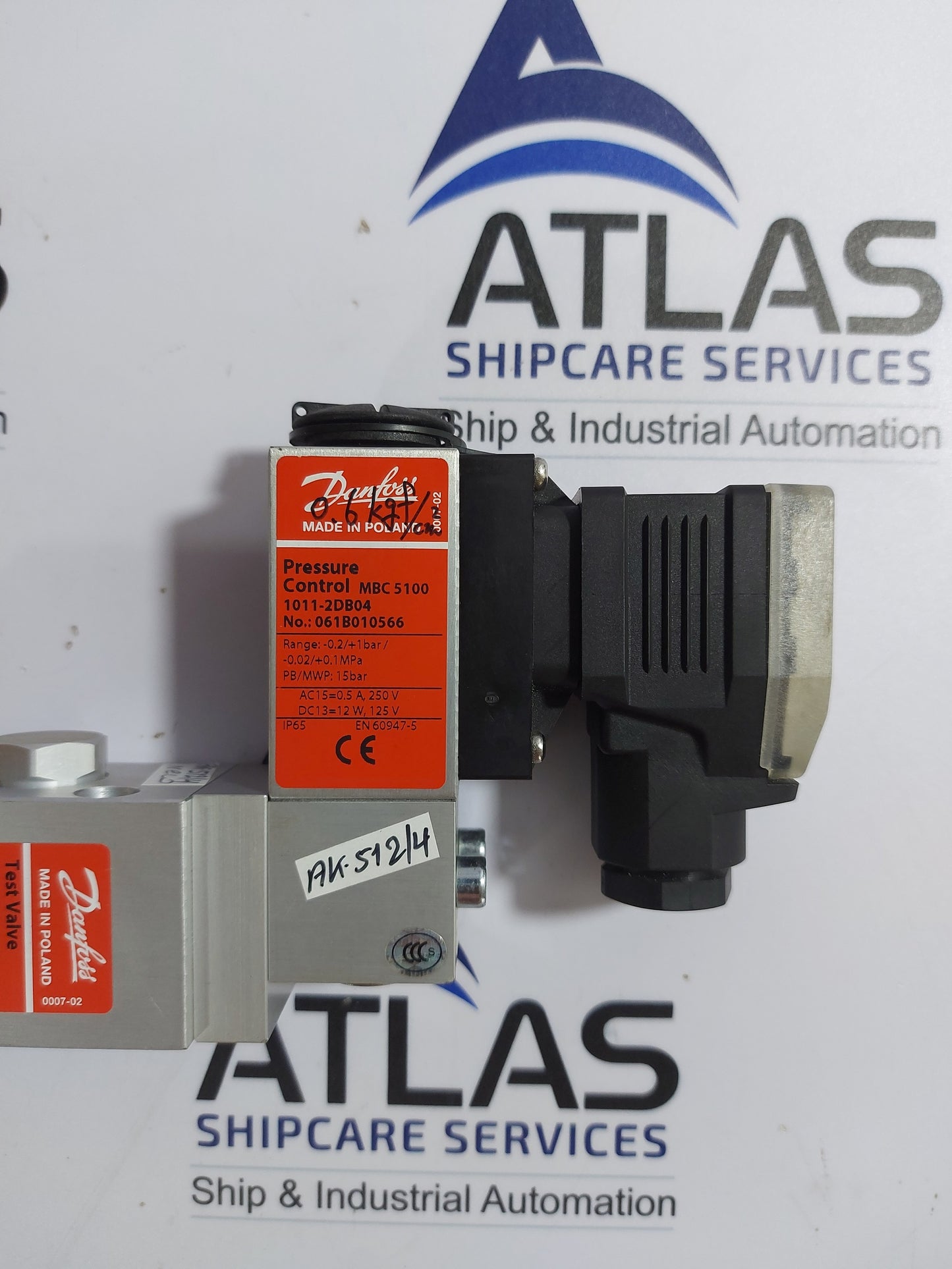 DANFOSS MBV5000-1101 TEST VALVE 061B7013