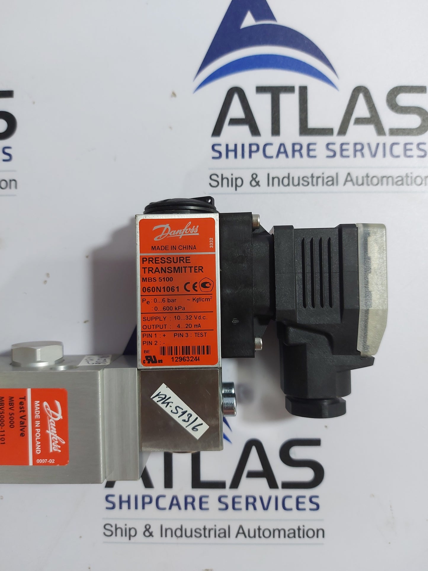 DANFOSS MBV5000-1101 TEST VALVE 061B7013