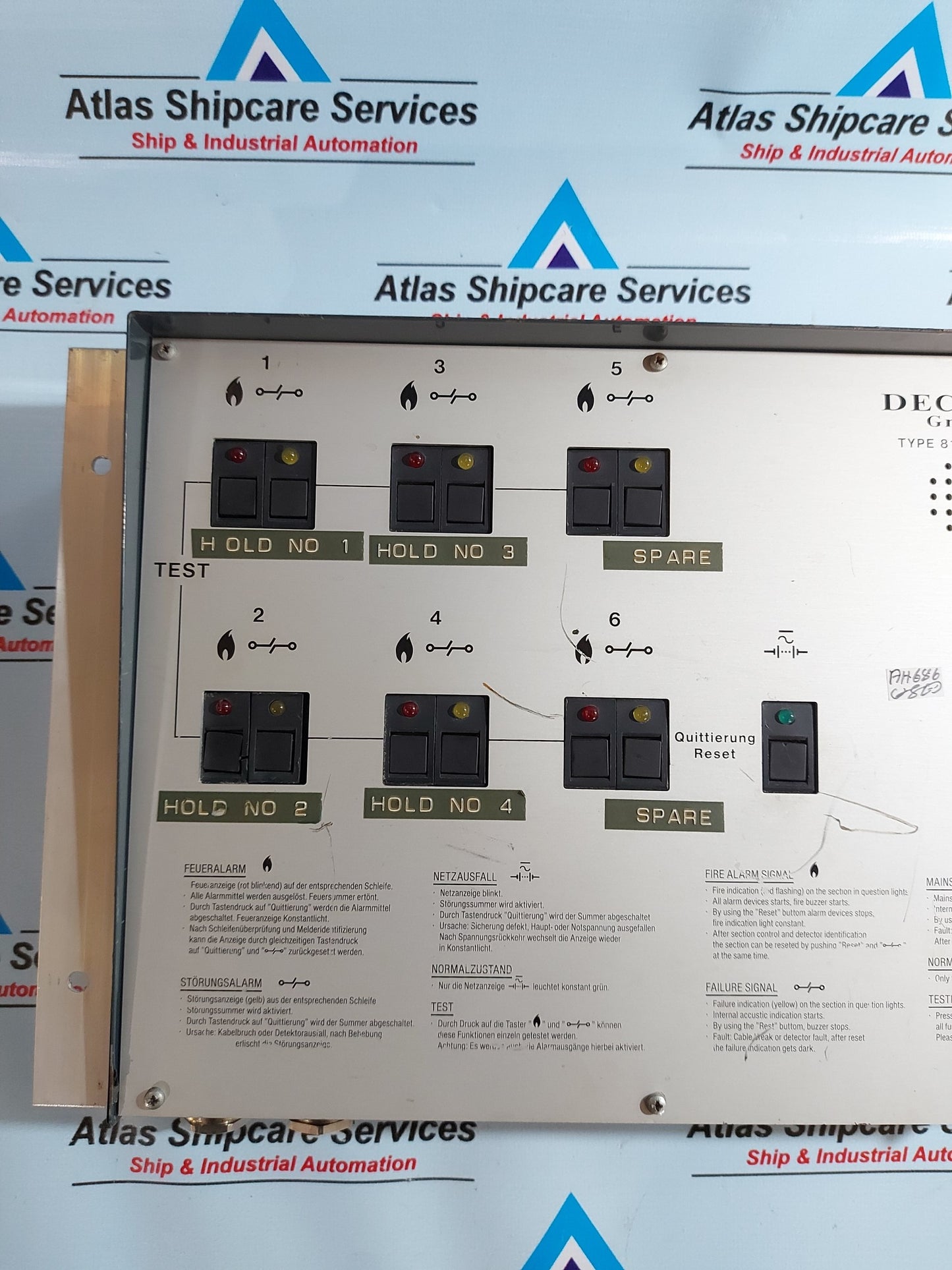 DECKMA 815.5-6 GL FIRE ALARM SYSTEM