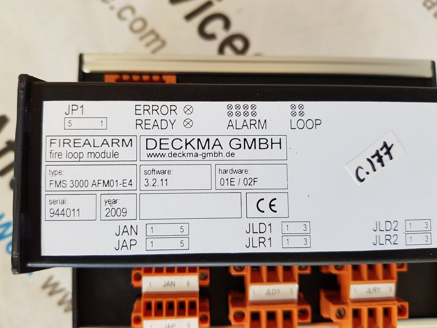 DECKMA FMS 3000 AFM01-E4 FIREALARM FIRELOOP MODULE