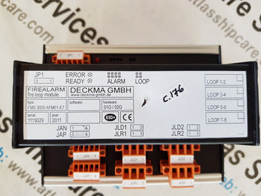 DECKMA FMS 3000 AFM01-E7 FIREALARM FIRELOOP MODULE