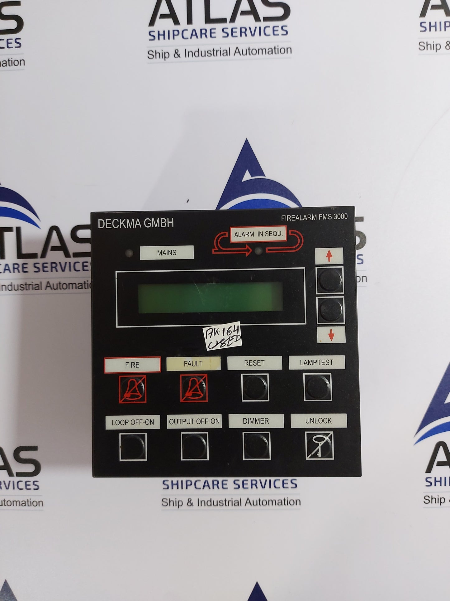 DECKMA FMS 3000 HT01-E6 FIRE ALARM MAIN PANEL