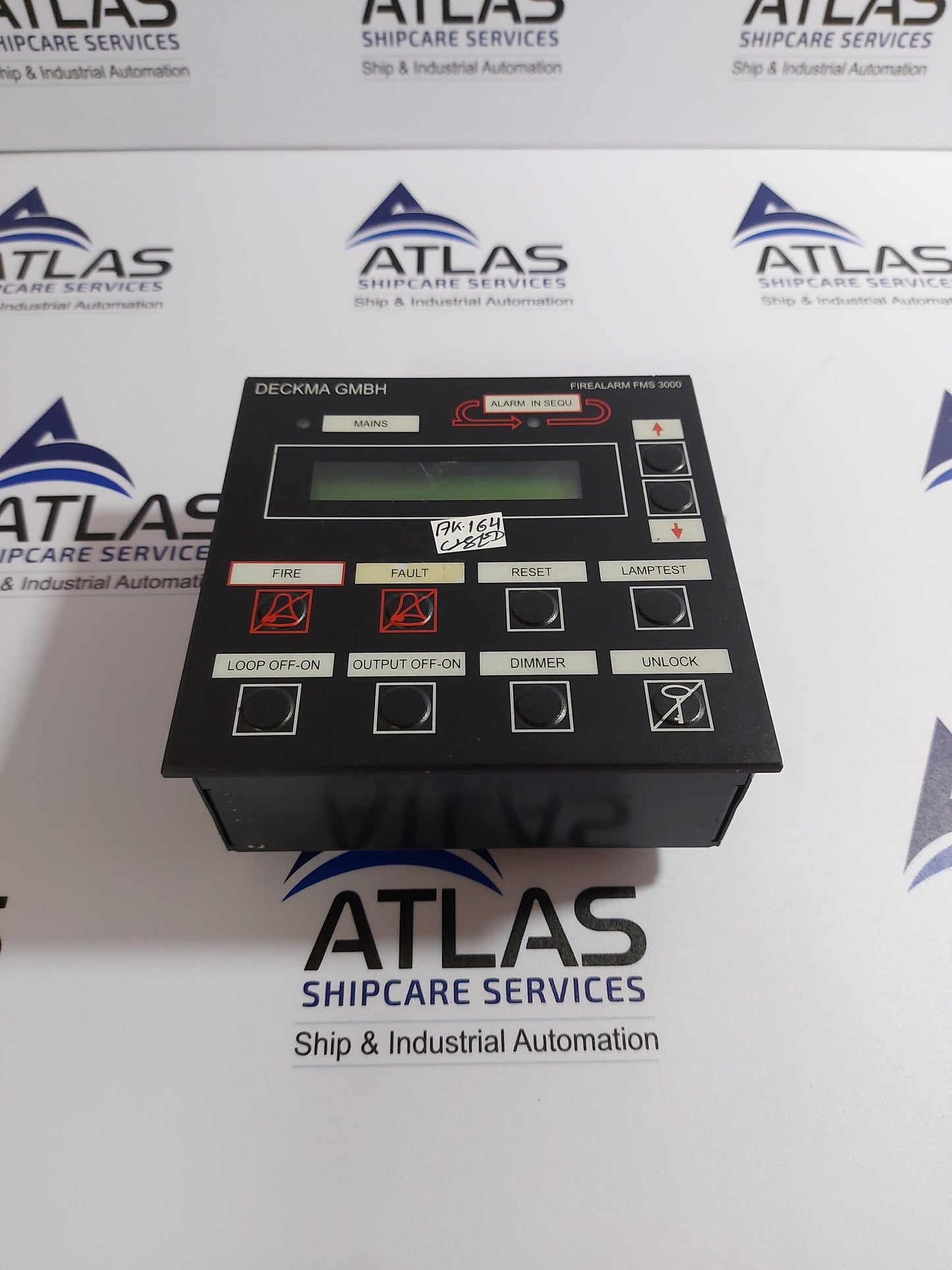 DECKMA FMS 3000 HT01-E6 FIRE ALARM MAIN PANEL