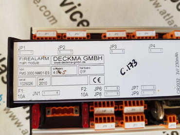 DECKMA FMS 3000 NM01-E9 FIREALARM MAIN MODULE