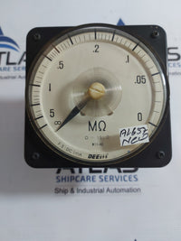 DEESYS W11-AD MEGA OHM INSULATION MONITOR METER PANEL GAUGE 0-5MΩ