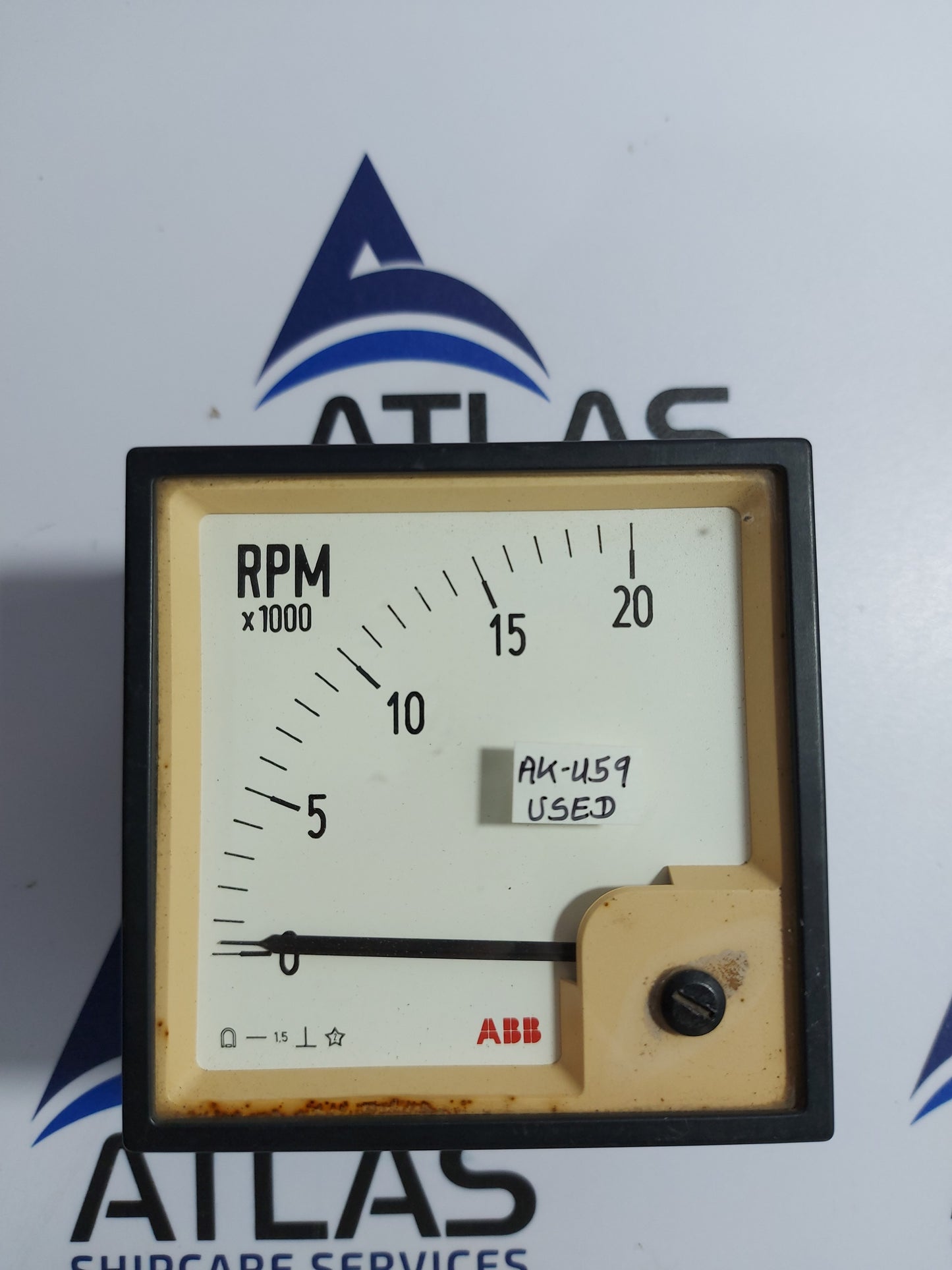 DEIF 0-20 RPM ANALOG PANEL METER