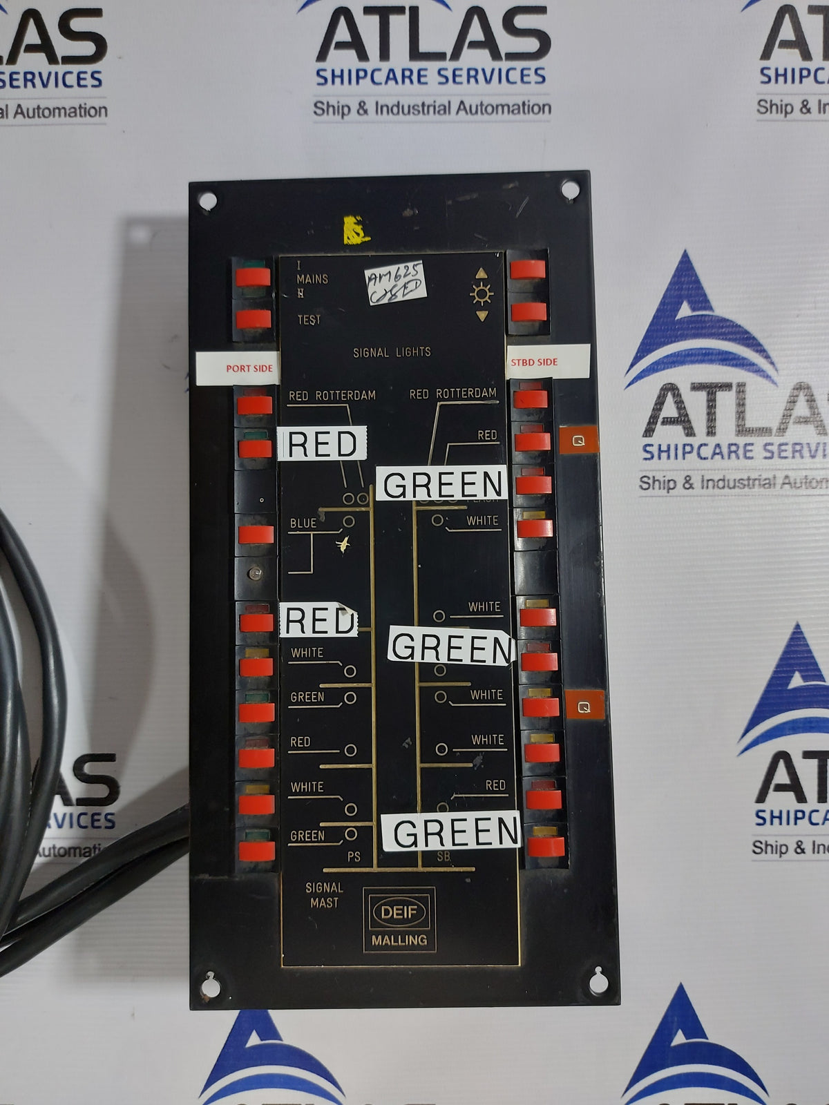 DEIF 827.41 SIGNAL LIGHTS CONTROL PANEL