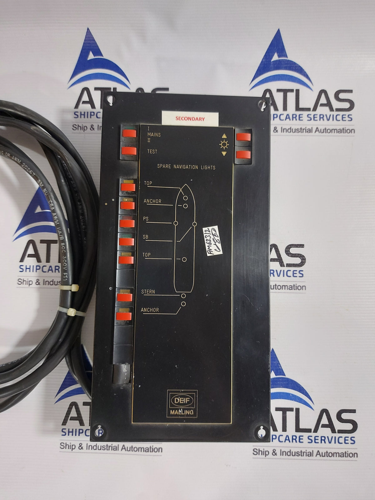 DEIF 827.4 SPARE NAVIGATION LIGHTS CONTROL PANEL