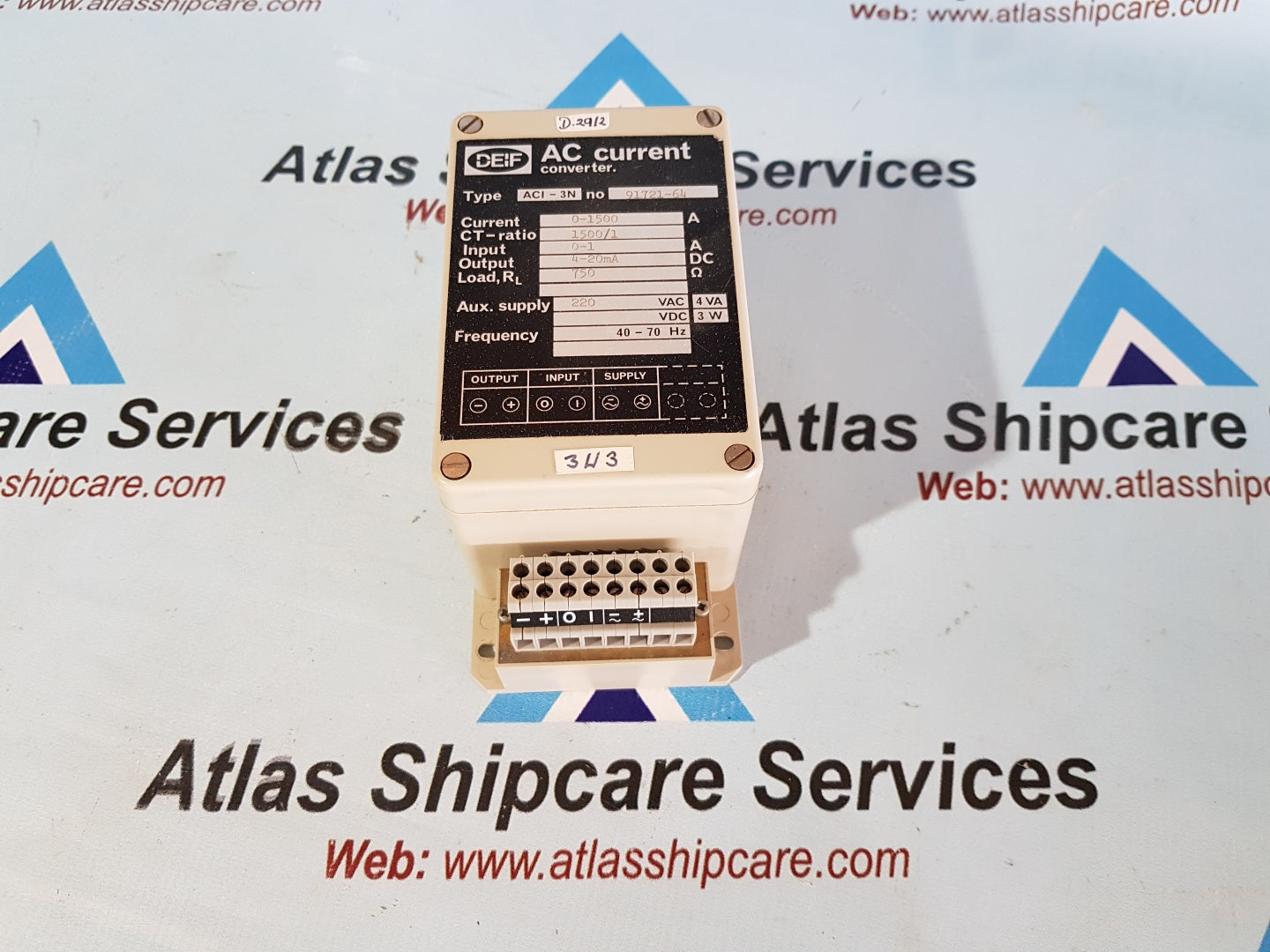 DEIF ACI-3N NO 91721-64 AC CURRENT CONVERTER