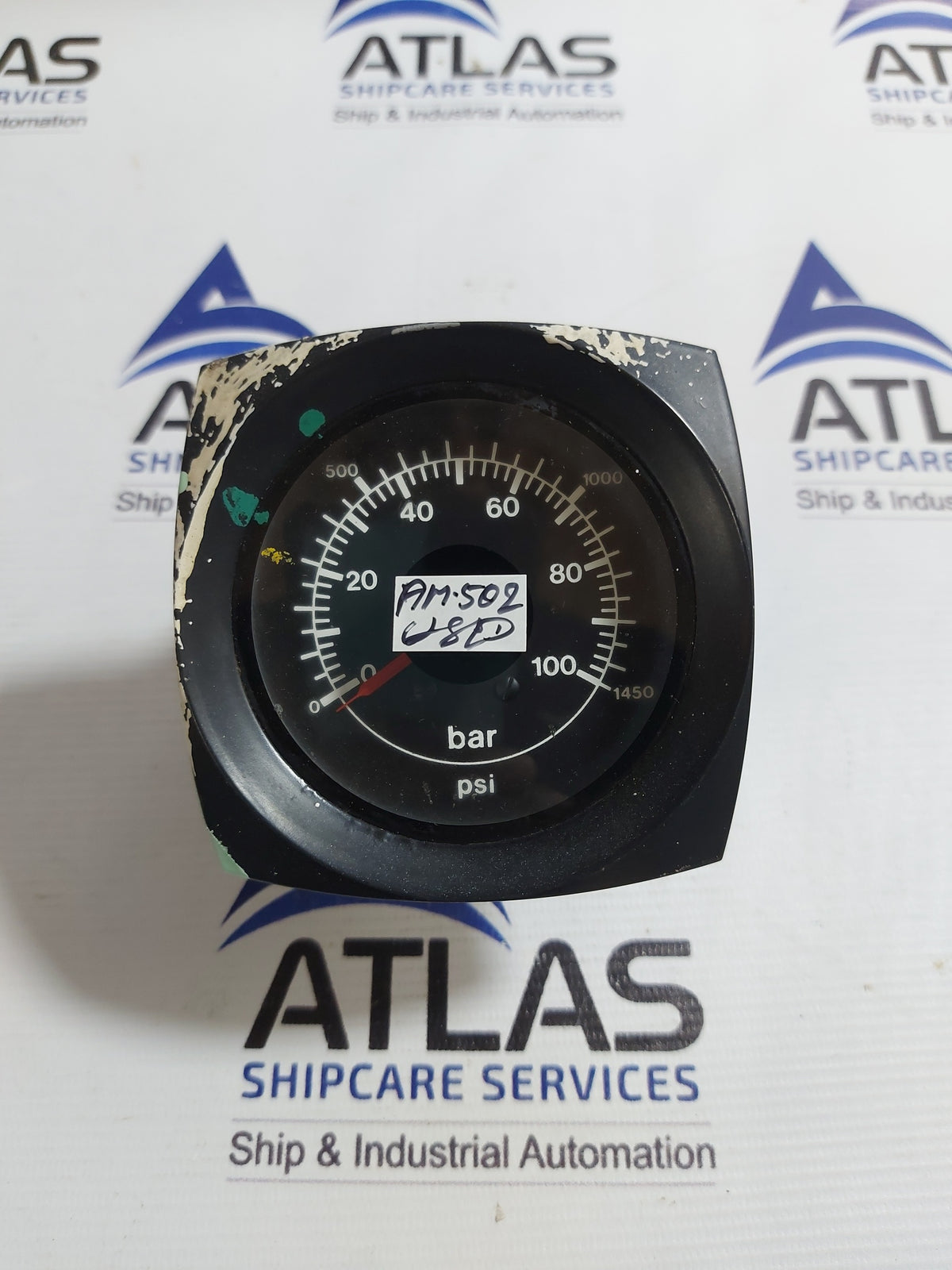 DEIF DUAL-SCALE INDUSTRIAL PRESSURE GAUGE