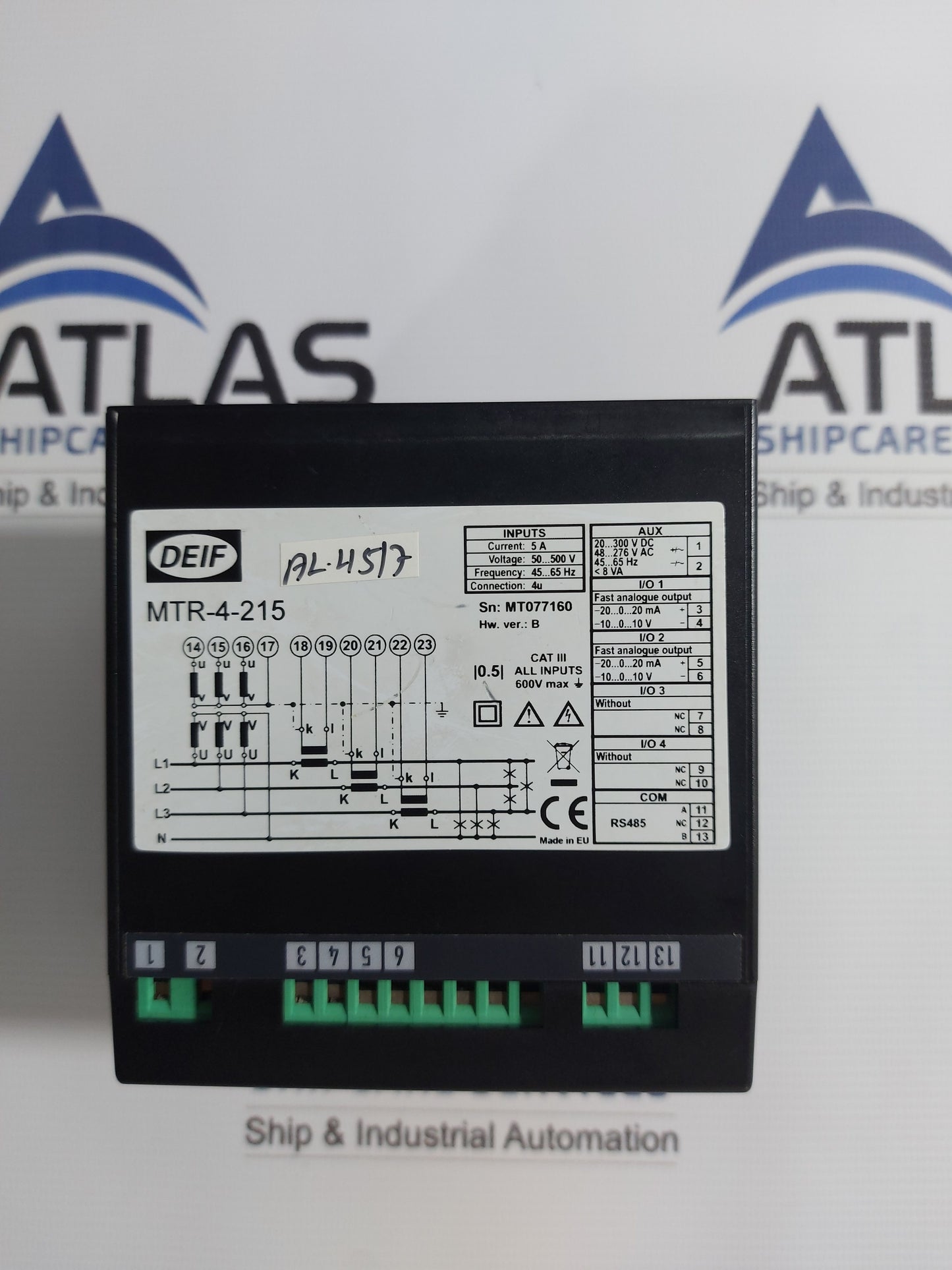 DEIF MTR-4-215 MULTI-TRANSDUCER 50..500V