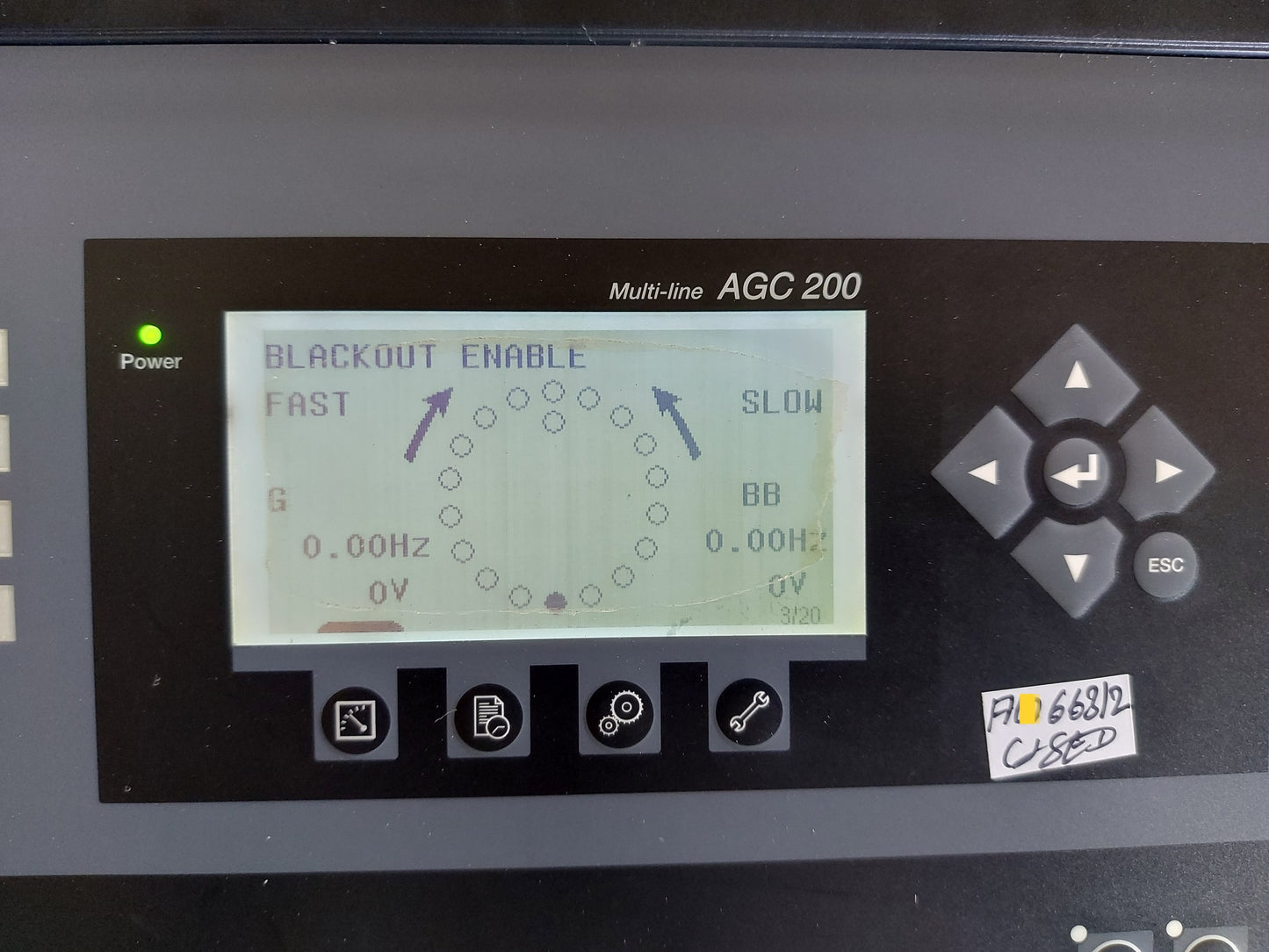 DEIF MULTI-LINE AGC 222 ADVANCED GENSET CONTROLLER 100141792.10