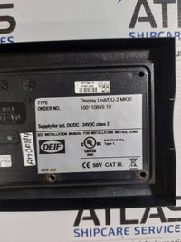 DEIF MULTI-LINE GPU/2/GS GENERATOR PROTECTION UNIT 100107927.40