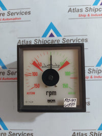 DEIF NORCONTROL DLQ96-PC-NB RPM METER