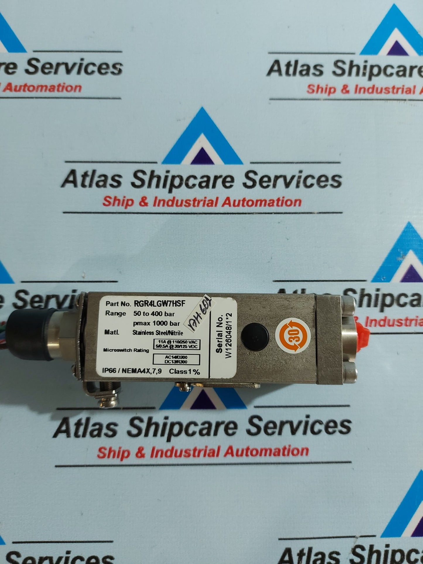 DELTA-CONTROLS RGR4LGW7HSF PRESSURE SWITCH