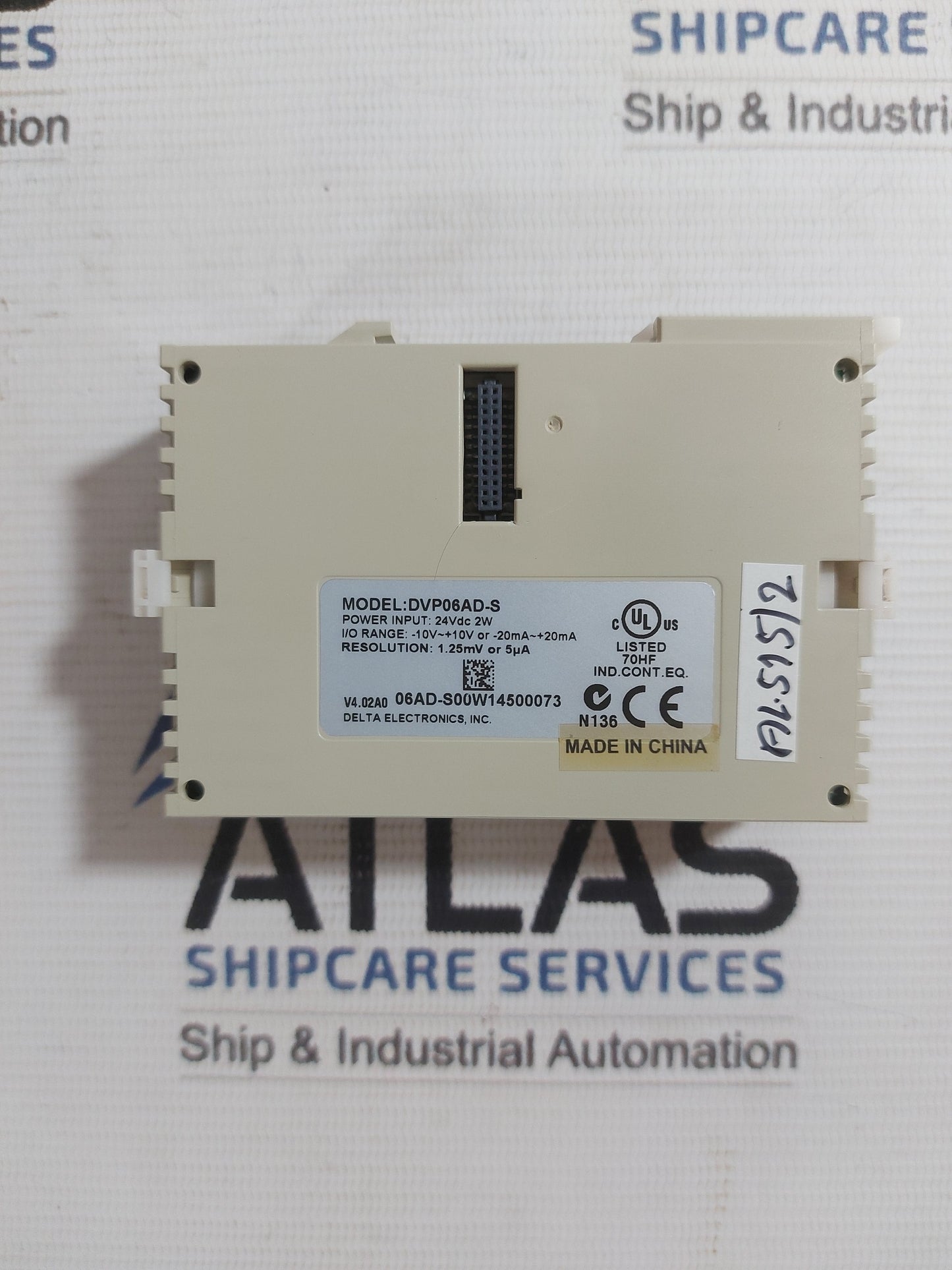 DELTA DVP06AD-S PLC MODULE