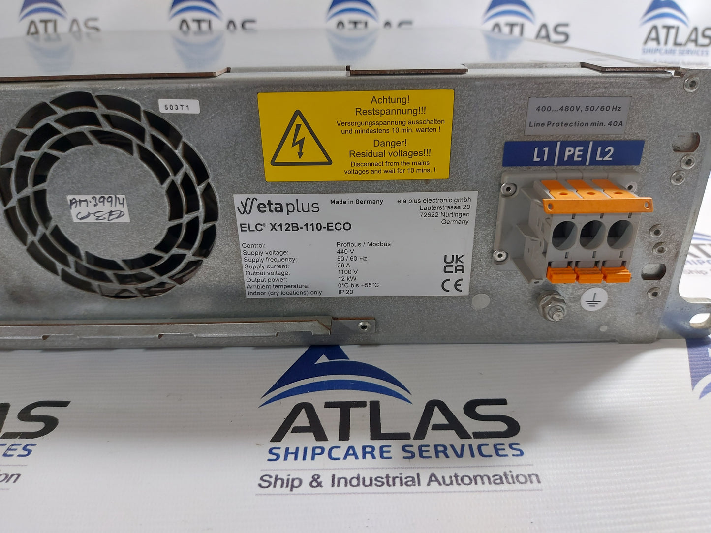 DESMI ETA PLUS ELC X12B-110-ECO ELECTRONIC LAMP CONTROL UNIT