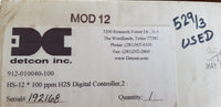 DETCON MODEL 12 HYDROGEN SULFIED MONITOR PPM H2E