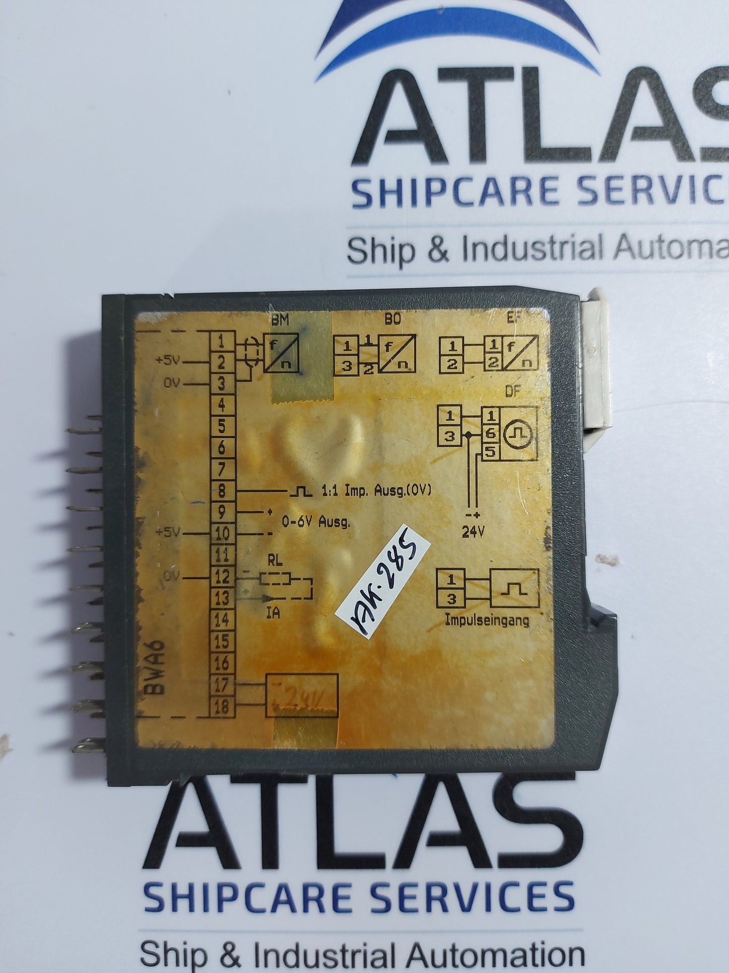 DEUTA-WERKE BWA6FYO OUTPUT RELAY