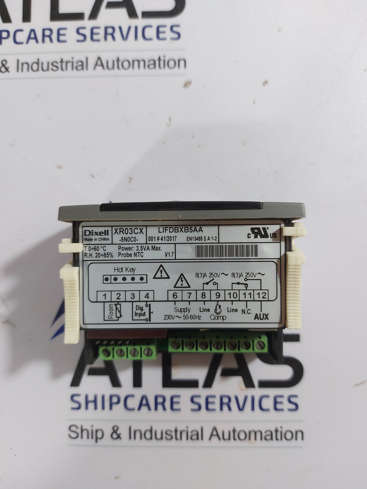 DIXELL XR03CX TEMPERATURE CONTROLLER 230V ~ 50/60Hz