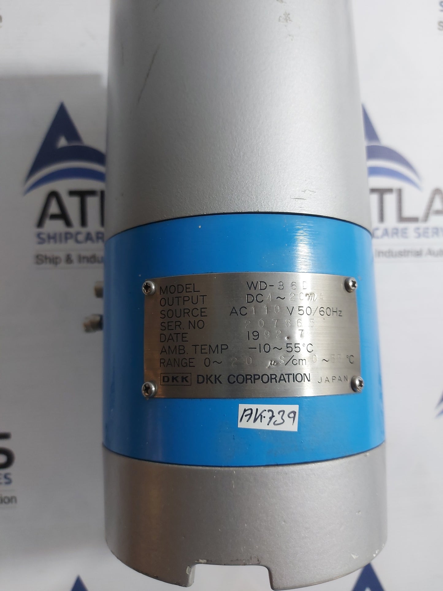 DKK CORPORATION WD-36D CONDUCTIVITY ANALYZER/TRANSMITTER