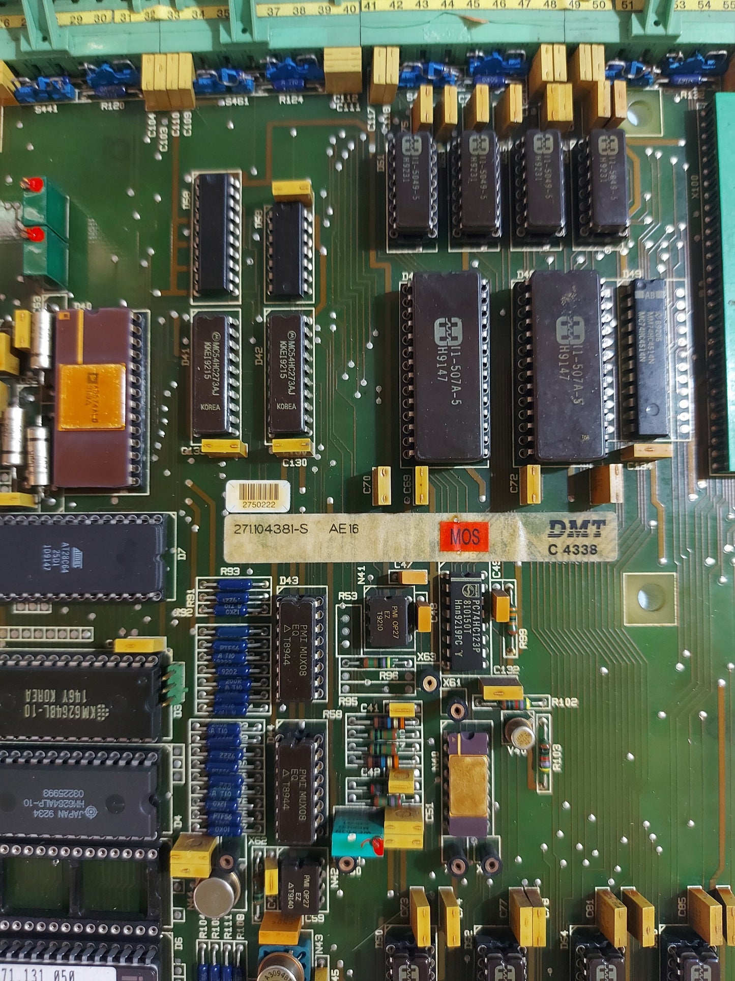 DMT 271.104381-S AE16 PRINTED CIRCUIT BOARD