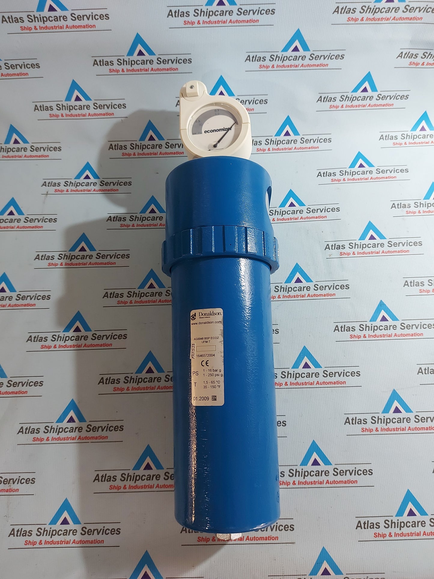 DONALDSON ULTRAFILTER AG0048 BSP ECOZ UFM-T 1-250 PSI 35-150'F