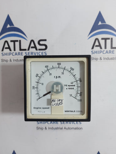 DR.E.HORN EA 96x96.2 S 1 W DW ENGINE SPEED INDICATOR