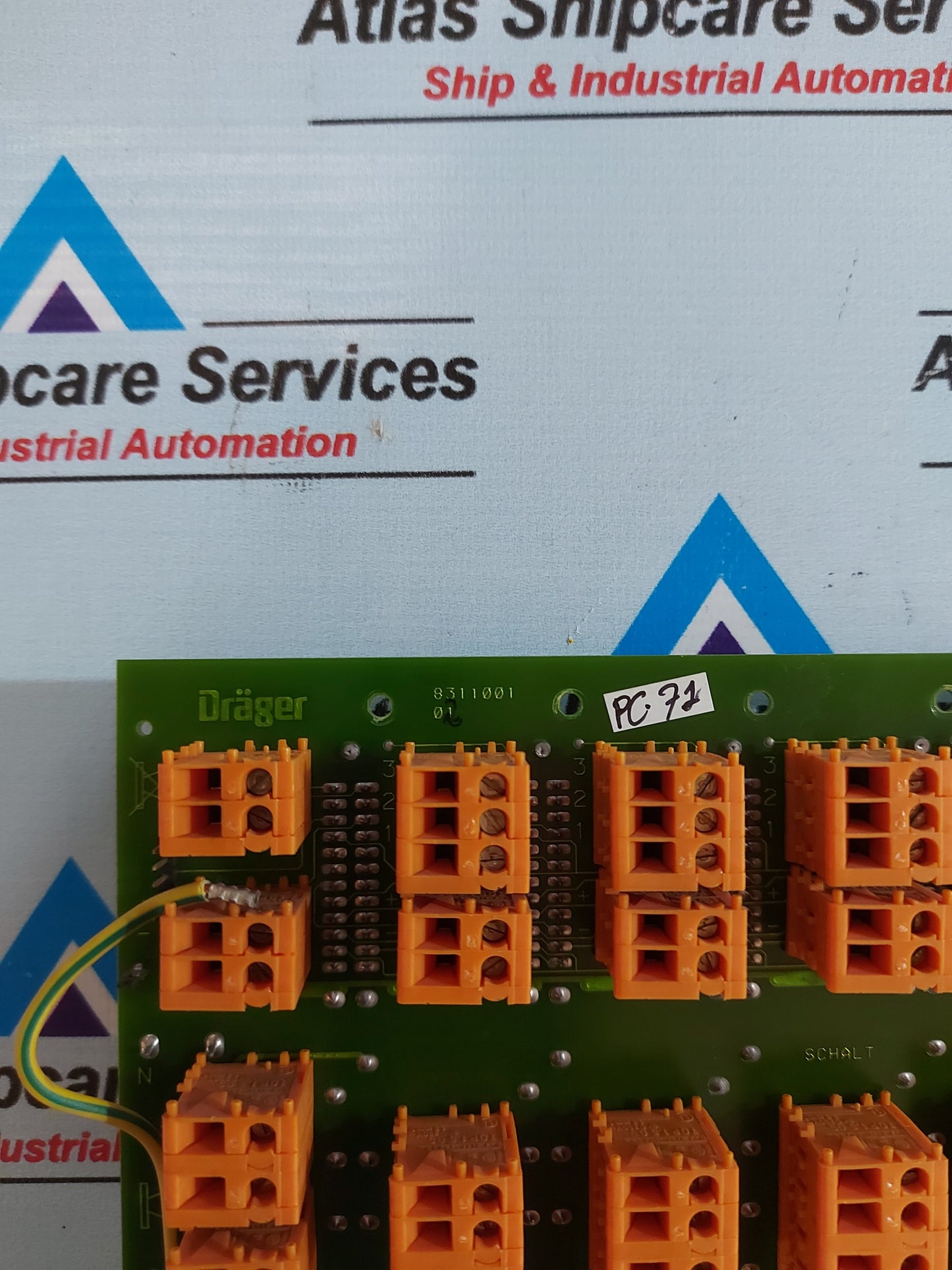 DRAGER 8311002 01 PCB CARD